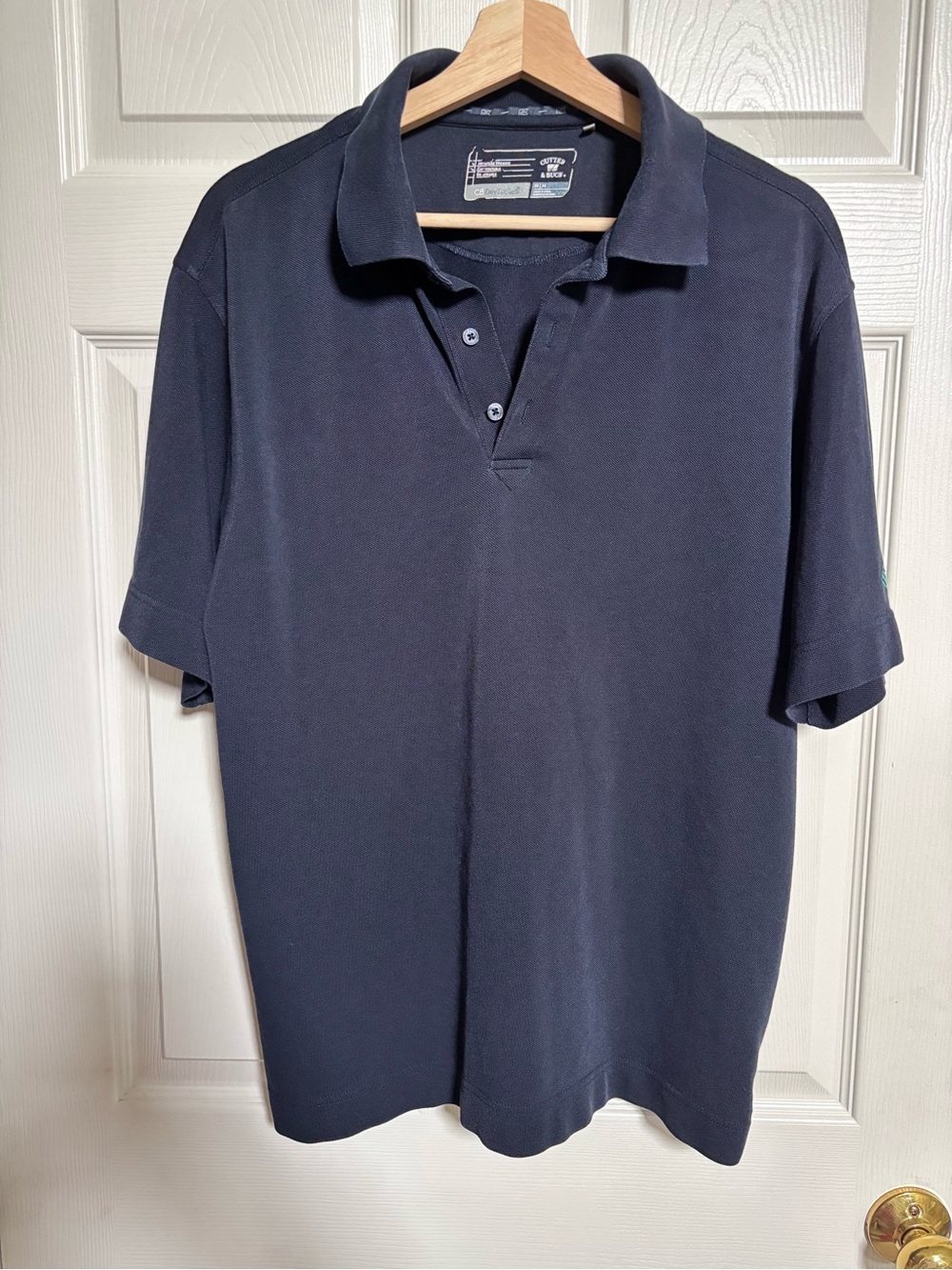 Men’s Cutter & Buck Navy Blue Short Sleeved Polo